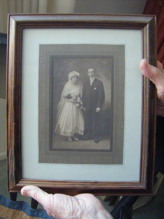 Inside was MY grandmother 39s wedding gown from 1915